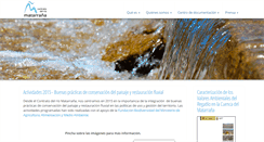 Desktop Screenshot of contratoderiomatarranya.org